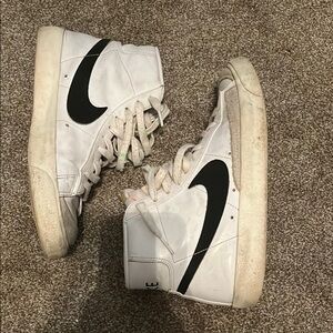 Nike White High-Top Sneakers